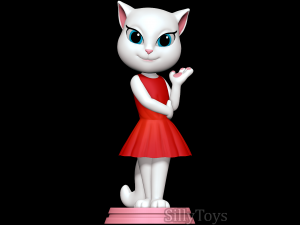 Angela - My Talking Angela 3D Принт Модель