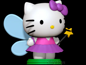hola gatito hada Modelo de impresión 3D