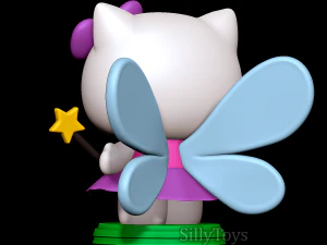 hola gatito hada Modelo de impresión 3D