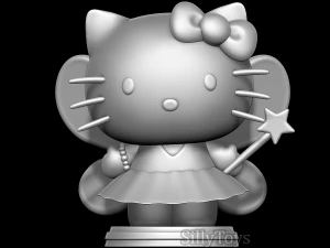 hola gatito hada Modelo de impresión 3D