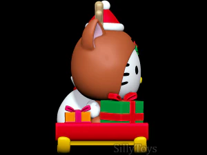 Merhaba Kitty Noel 3D Baskı Modeli