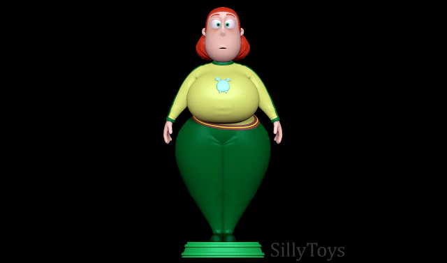 योल्कियन आउटफिट के साथ शेल्बी 3D प्रिंट मॉडल .c4d .max .obj .3ds .fbx .stl .blend 