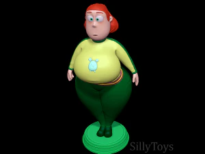 योल्कियन आउटफिट के साथ शेल्बी 3D प्रिंट मॉडल