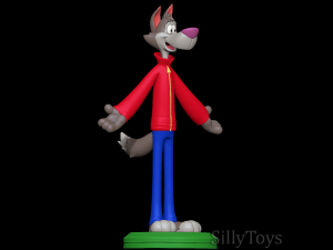 Chip the Wolf - Cookie Crisp Model Cetak 3D