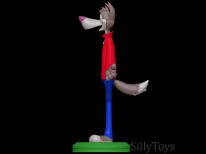 Chip the Wolf - Cookie Crisp Model Cetak 3D