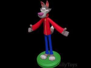 Chip the Wolf - Cookie Crisp Model Cetak 3D