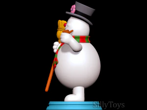 Frosty der Schneemann 3D Druckmodell