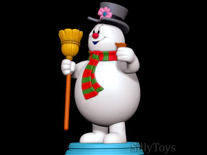 Frosty der Schneemann 3D Druckmodell