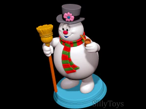 Frosty der Schneemann 3D Druckmodell