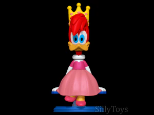 Princess Winnie Woodpecker 3D Print Model