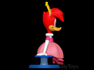 Princess Winnie Woodpecker 3D Print Model