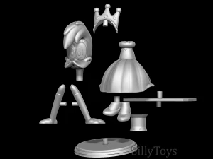 Princess Winnie Woodpecker 3D Print Model