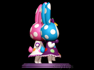 Rabbit Sisters - Animal crossing 3D Print Model