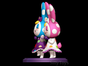 Rabbit Sisters - Animal crossing 3D Print Model