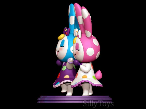 Rabbit Sisters - Animal crossing 3D Print Model