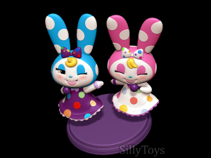 Rabbit Sisters - Animal crossing 3D Print Model