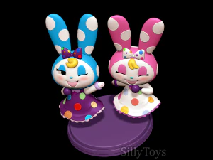 Rabbit Sisters - Animal crossing 3D Print Model