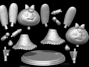 Rabbit Sisters - Animal crossing 3D Print Model