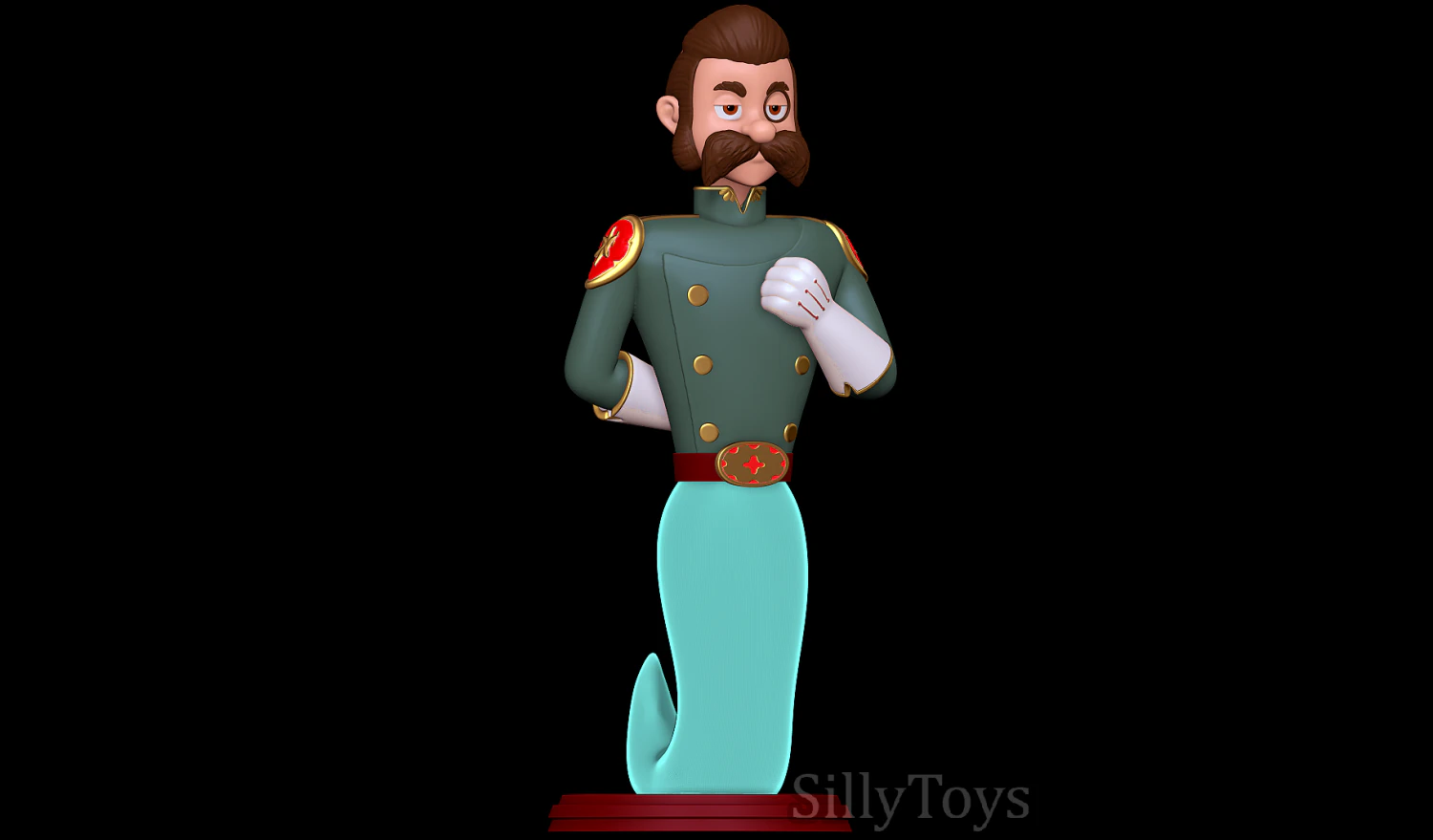 Colonial Geist the Ghost - Ghost Patrol 3D Print Model .c4d .max .obj .3ds .fbx .stl .blend 