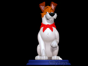 Dodger - Oliver and Company 3D Print Model