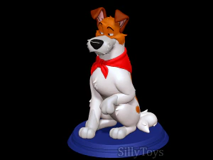 Dodger - Oliver and Company 3D Print Model