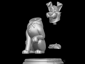 Dodger - Oliver and Company 3D Print Model