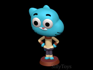 Gumball Watterson - The Amazing World of Gumball 3D Print Model