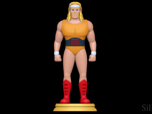 Hulk Hogan - Hulk Hogans Rock n Wrestling 3D Druckmodell