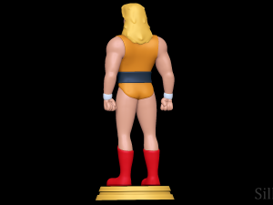 Hulk Hogan - Hulk Hogans Rock n Wrestling 3D Druckmodell