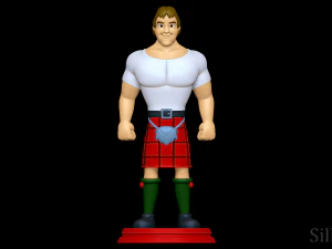 Roddy Piper - Hulk Hogans Rock n Wrestling 3D Print Model