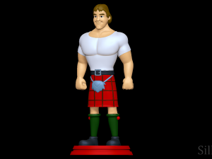 Roddy Piper - Hulk Hogans Rock n Wrestling 3D Print Model
