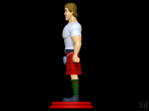 Roddy Piper - Hulk Hogans Rock n Wrestling 3D Принт Модель