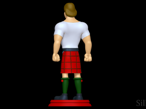 Roddy Piper - Hulk Hogans Rock n Wrestling 3D Принт Модель