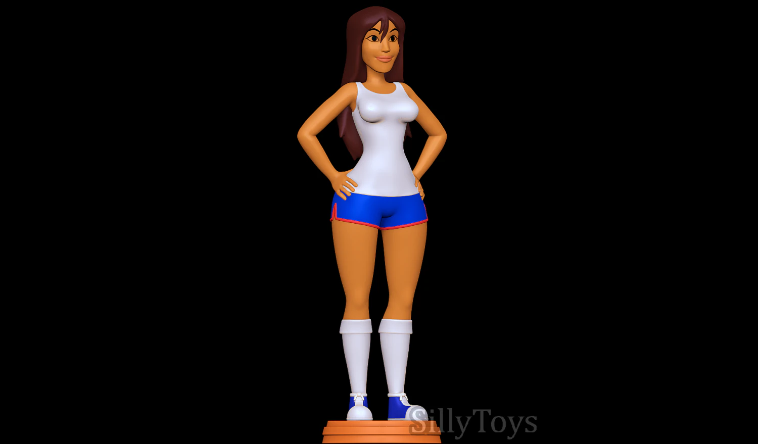 Jessica - Scooby Doo Camp Scare 3D Print Model .c4d .max .obj .3ds .fbx .stl .blend 
