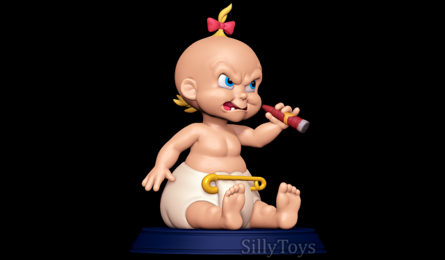 Baby Herman - Who Framed Roger Rabbit Modelo de Impressão 3D .c4d .max .obj .3ds .fbx .stl .blend 