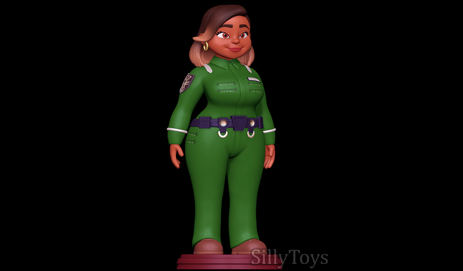 칼라 곤잘레스 3D 프린트 모델 .c4d .max .obj .3ds .fbx .stl .blend 