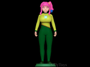 穗月枫 (Kaede Hozuki) 身穿 Yolkian 服装 3D 打印模型