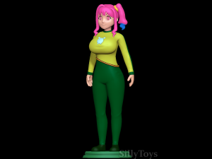 Kaede Hozuki in Yolkian outfit 3D 프린트 모델