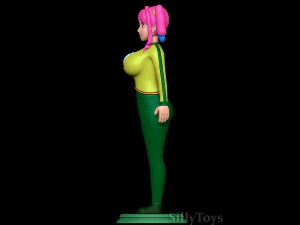 Kaede Hozuki in Yolkian outfit 3D Print Model