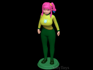Kaede Hozuki in Yolkian outfit 3D 프린트 모델