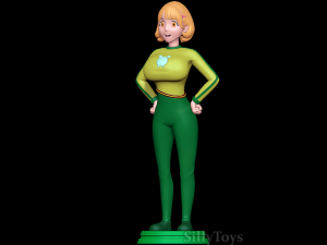Ryoka Narusawa with Yolkian outfit 3D प्रिंट मॉडल