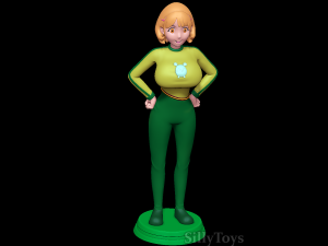 Ryoka Narusawa with Yolkian outfit 3D प्रिंट मॉडल