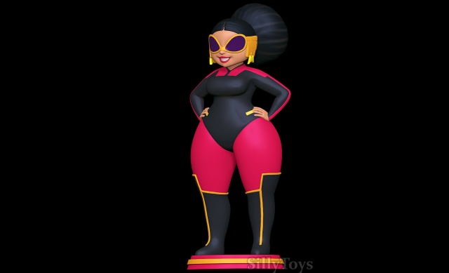Odessa Drake - Moon-Girl and Devil Dinosaur 3D Принт Модель .c4d .max .obj .3ds .fbx .stl .blend 