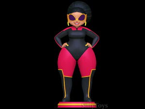 Odessa Drake - Moon-Girl and Devil Dinosaur 3D Print Model