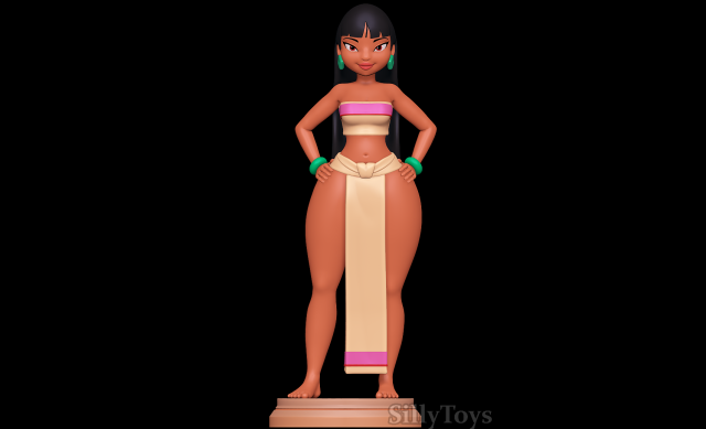 Chel - Road to Eldorado 3D Print Model .c4d .max .obj .3ds .fbx .stl .blend 