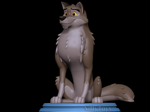 Balto Sitting 3D Принт Модель