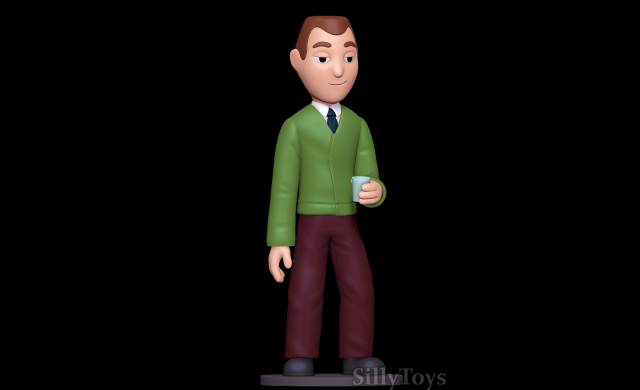 Clay Puppington - Moral Orel 3D print model 3D Print Model .c4d .max .obj .3ds .fbx .stl .blend 