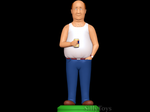 Bill Dauterive - King of the Hill 3D Print Model