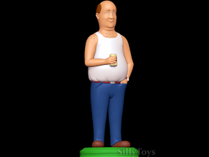 Bill Dauterive - King of the Hill 3D 打印模型