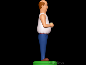 Bill Dauterive - King of the Hill 3D 打印模型